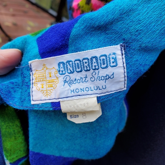 Vintage Hawaiian mini dress - Picture 4 of 6